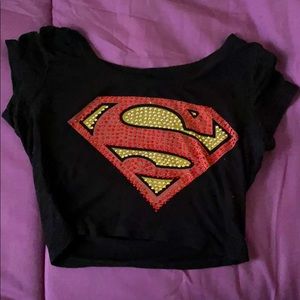 Supergirl  crop top